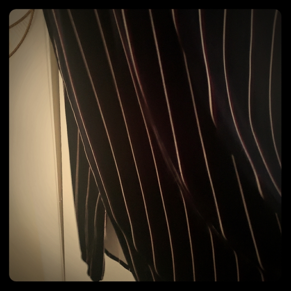 Striped Velvet Dress